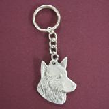 Pewter Key Chain I Love My Belgian Sheepdog