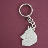 Pewter Key Chain I Love My Belgian Tervuren