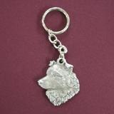 Pewter Key Chain I Love My Australian Shepherd