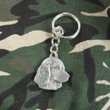 Pewter Key Chain I Love My Boykin Spaniel