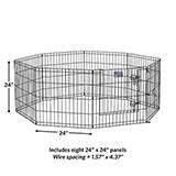 Puppy Folding Exercise Pen 24 inch