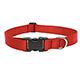 Lupine Nylon Dog Collar Adjustable Red 13-22 inch
