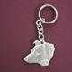 Pewter Key Chain I Love My Border Collie