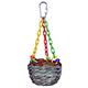 Super Bird Hanging Treat Basket Bird Toy for Smaller Birds