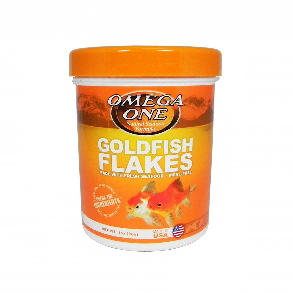 Omega One Goldfish Flakes Fish Food 1 ounce