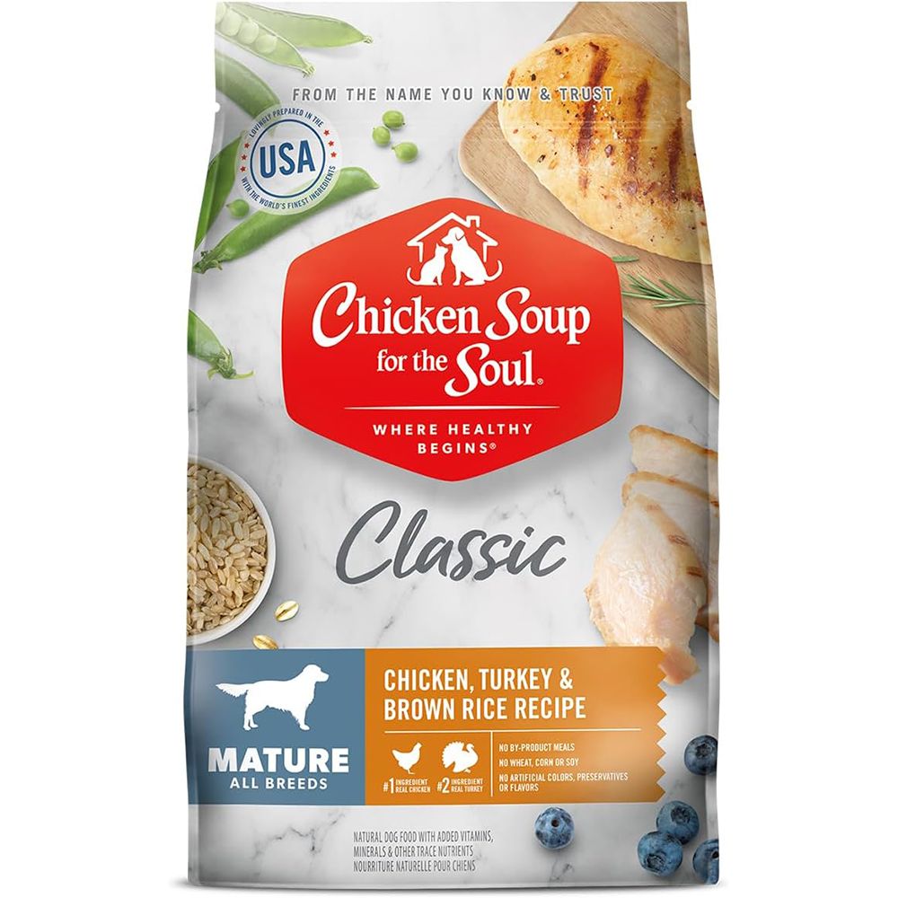 Chicken Soup for the Dog Lover's Soul Mature Dog Food 28 Lb