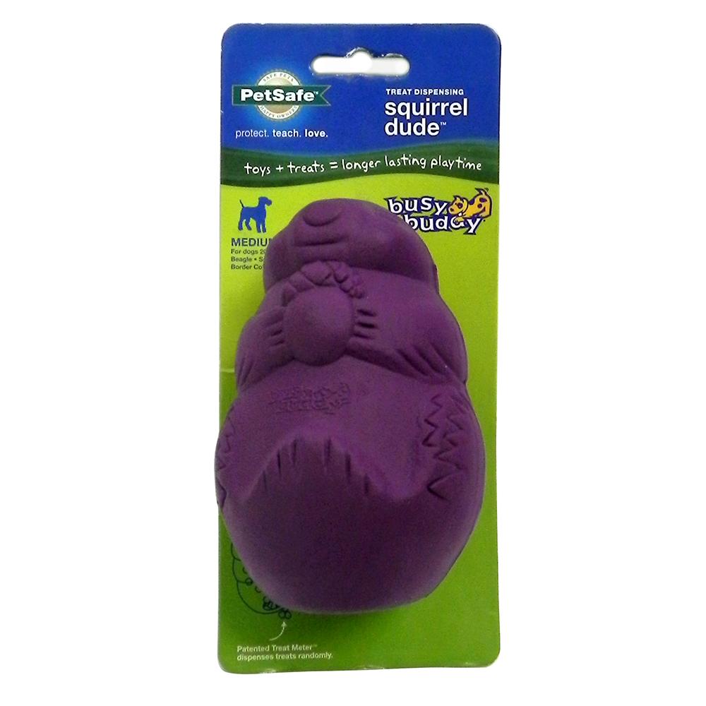 Busy Buddy Squirrel Dude Medium Dog Treat Dispenser