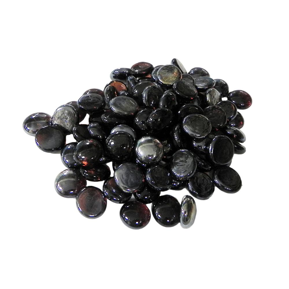 Gem Stones Flat Marbles Amber Pearl Aquarium Decoration