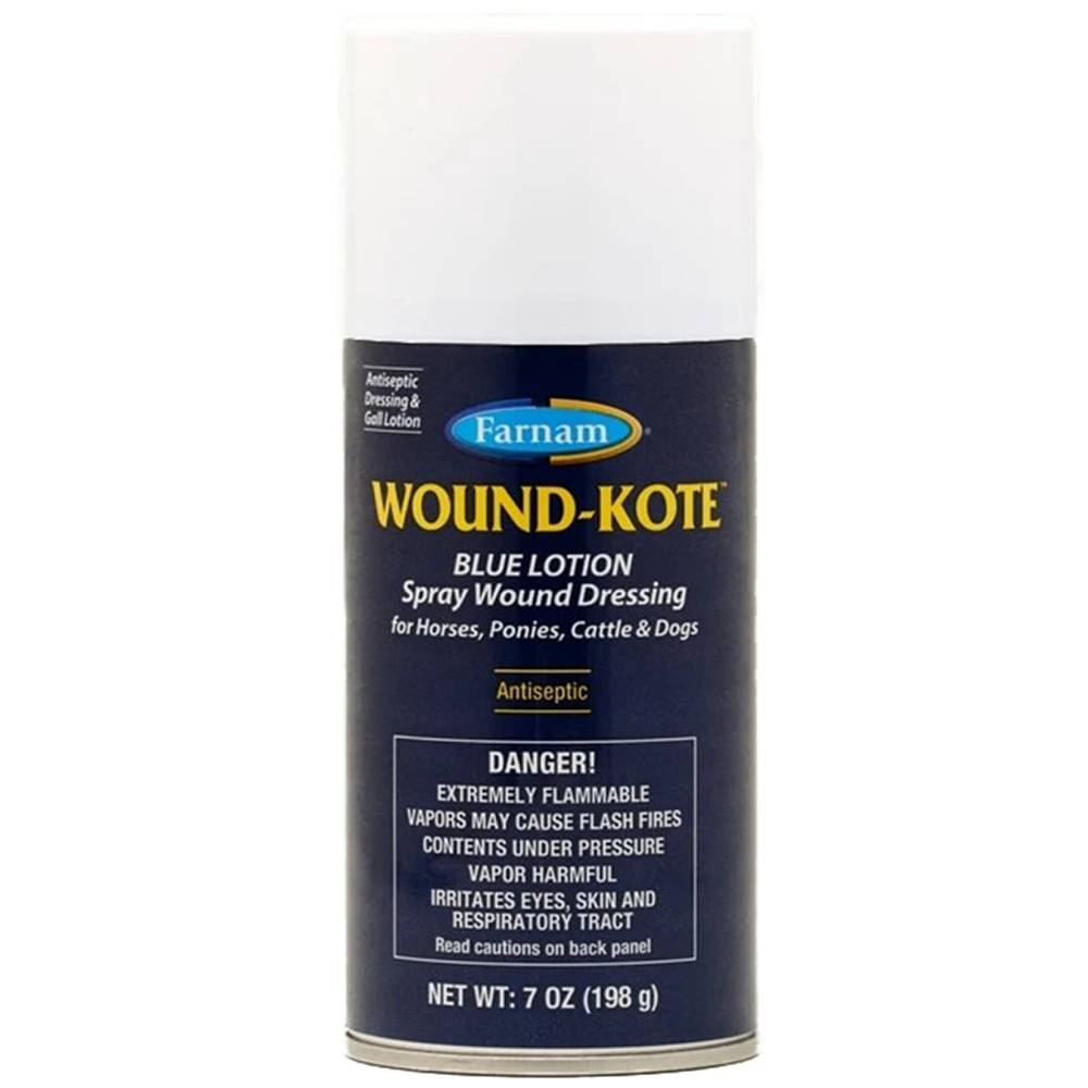 Farnam Wound-Kote Blue Lotion Spray For Dogs and Horses