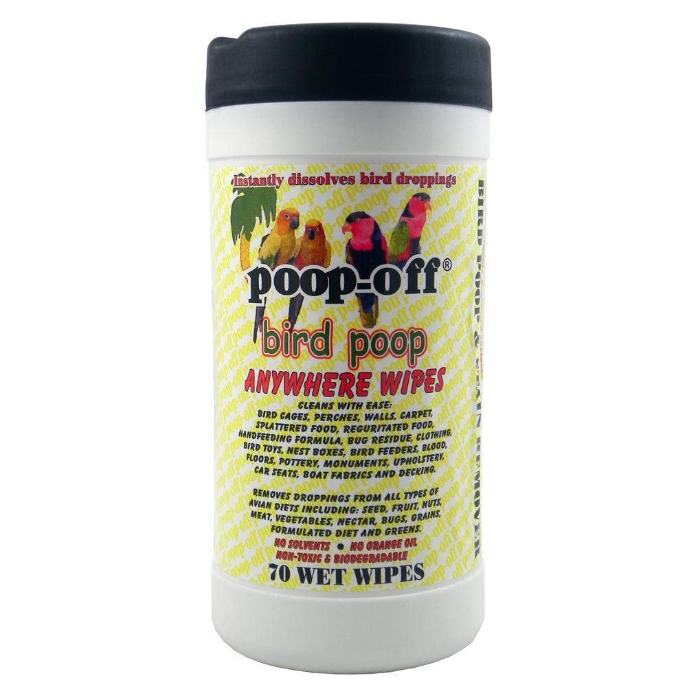 Poop-Off Bird Poop Wipes 70 Ct