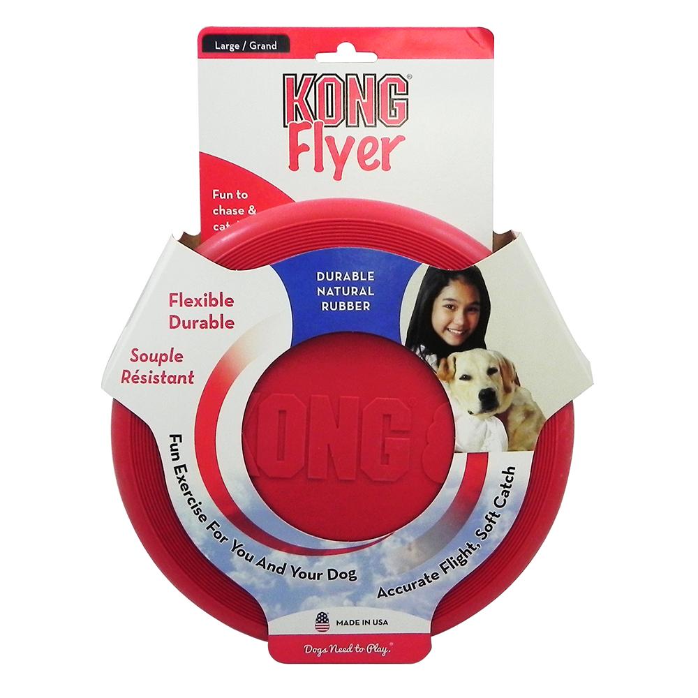 KONG Flyer Flexible Rubber Disc Dog Toy