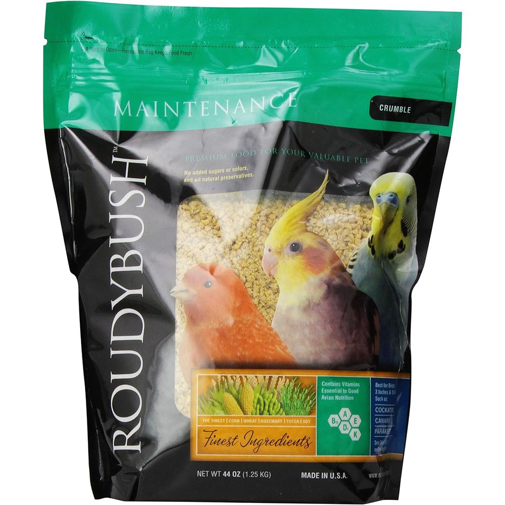 Roudybush Daily Maintenance Bird Food Pellet Crumble 44oz