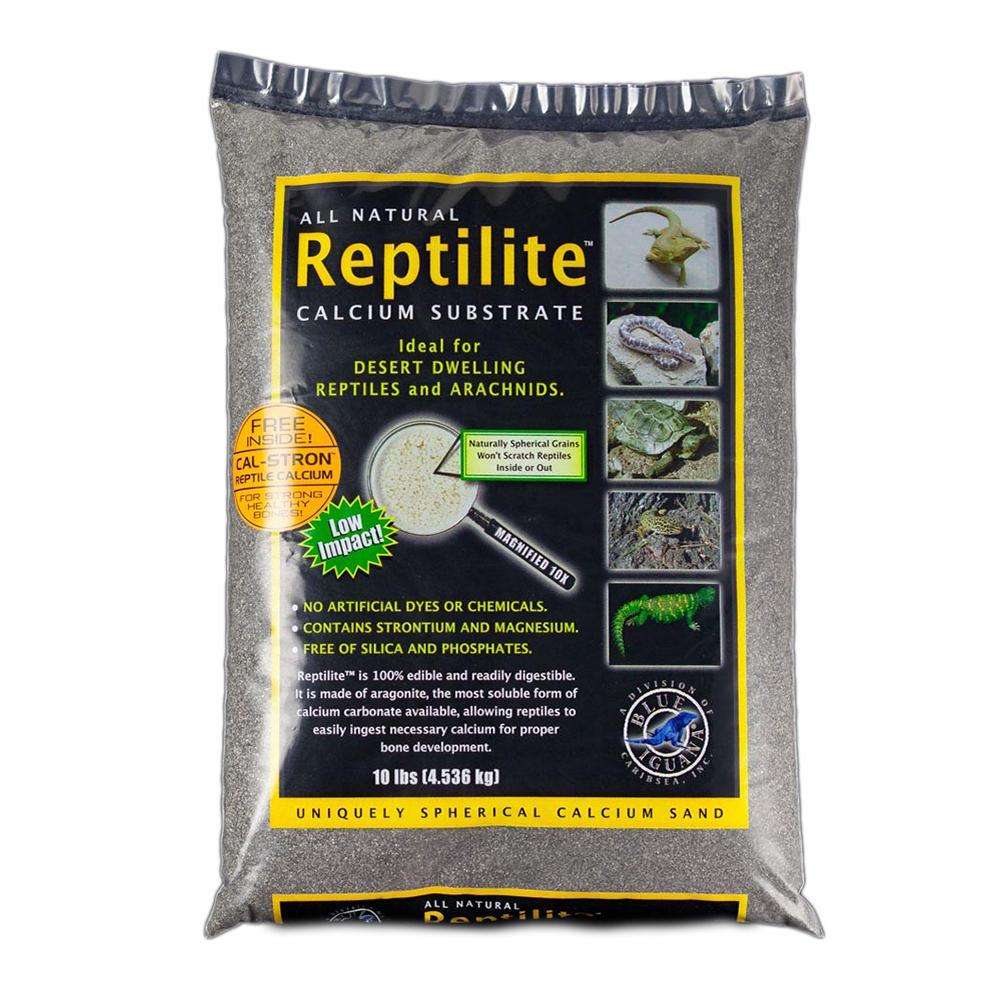 Reptilite Calcium Substrate Reptile Sand 10 lb Smokey