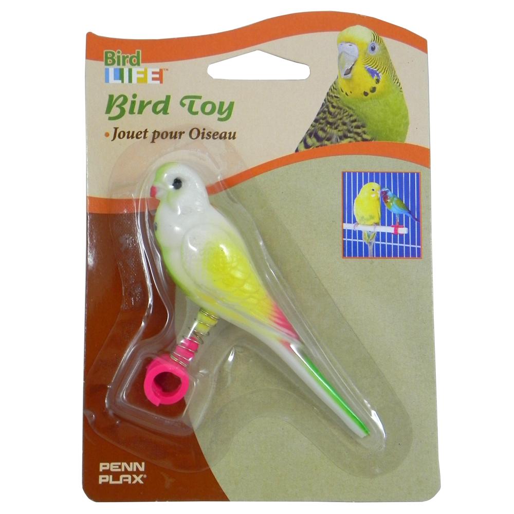 Perch-Mounted Play Bird Toy Small