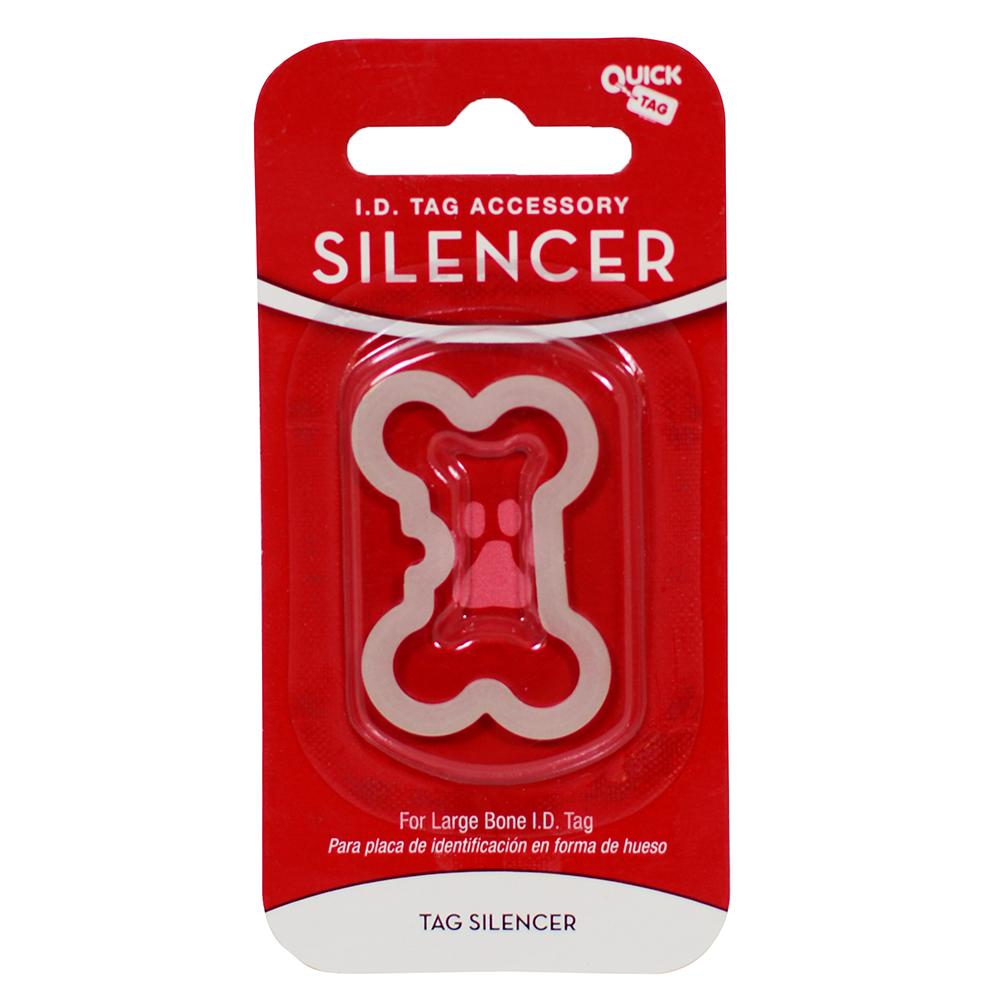 Dog Tag Silencer Large Bone Shape