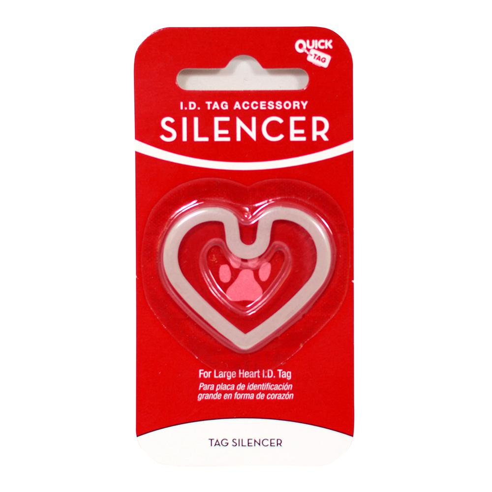 Heart ID Tag Silencer Large