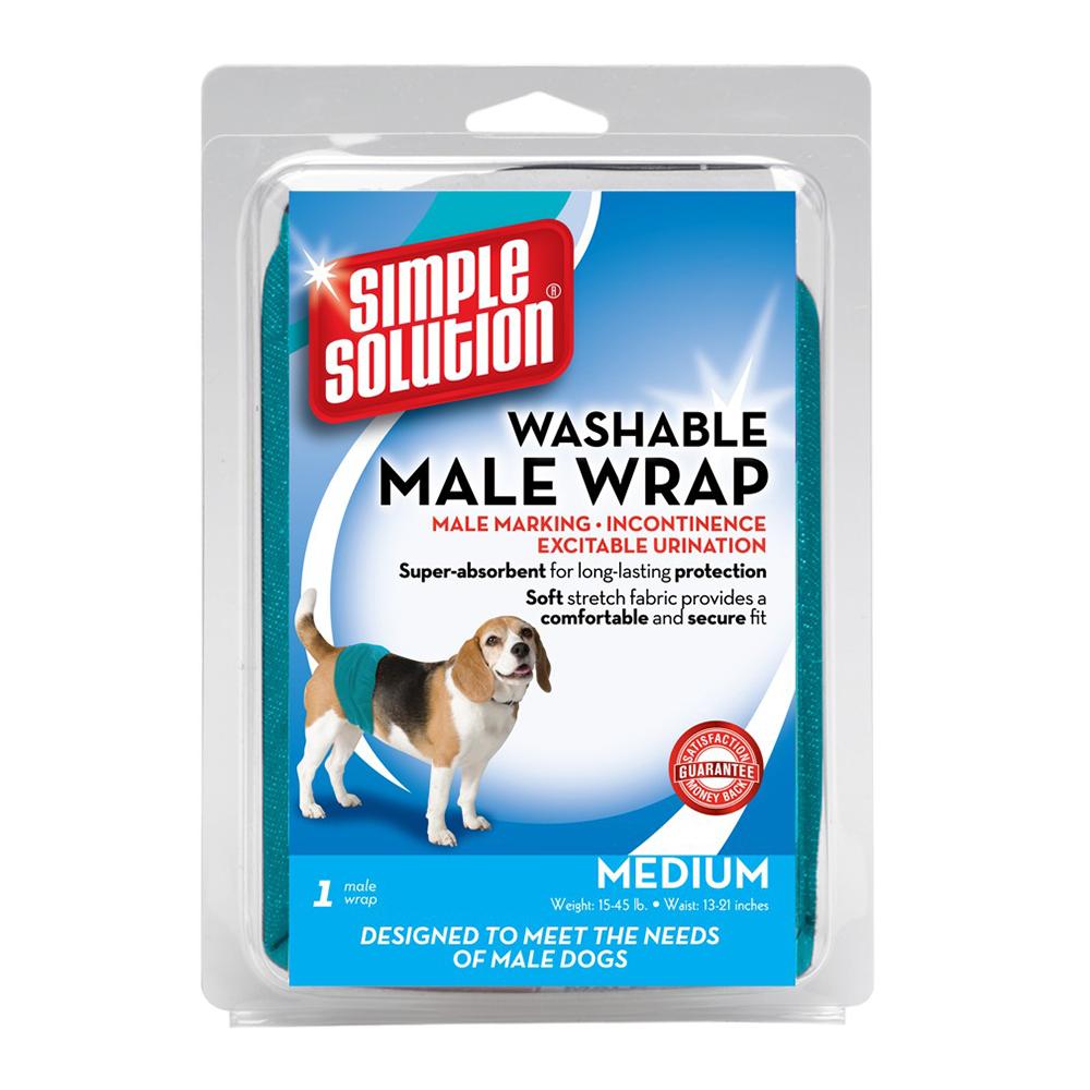 Simple Solution Male Dog Diaper Garment Wrap Medium