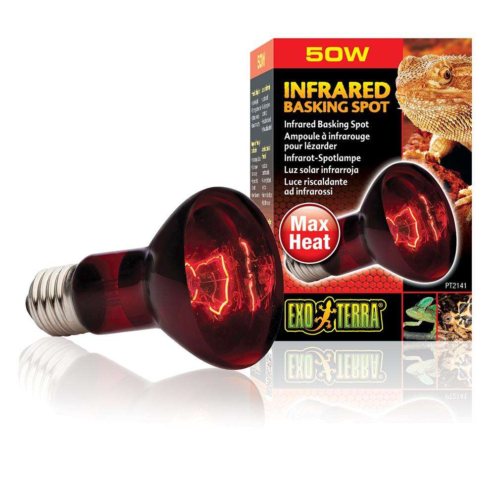 Exo Terra Heat Glo Infrared Terrarium Bulb 50 Watt