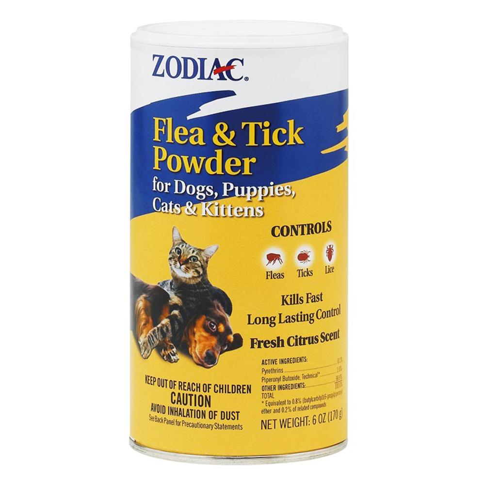 Zodiac Flea and Tick Powder Dog/Cat Citrus