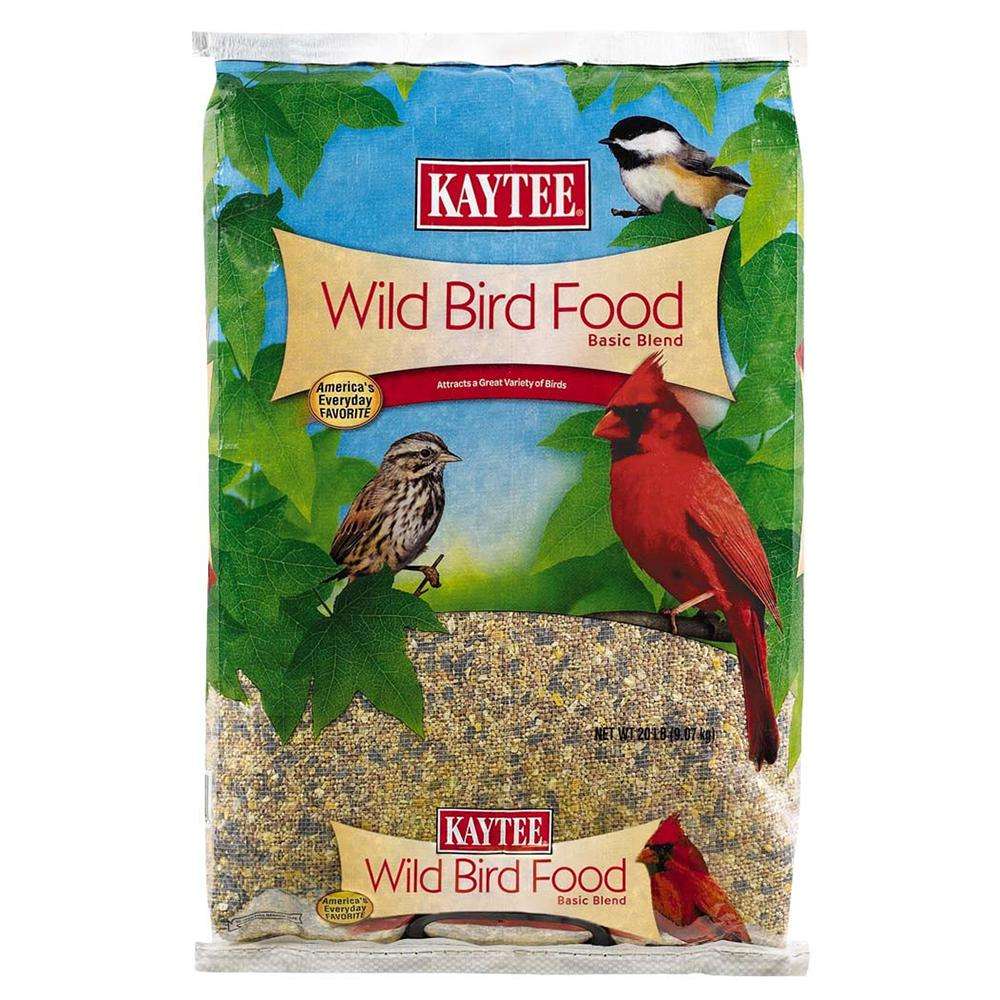 Kaytee Supplemented Wild Bird Food Seed Mix 20 lb
