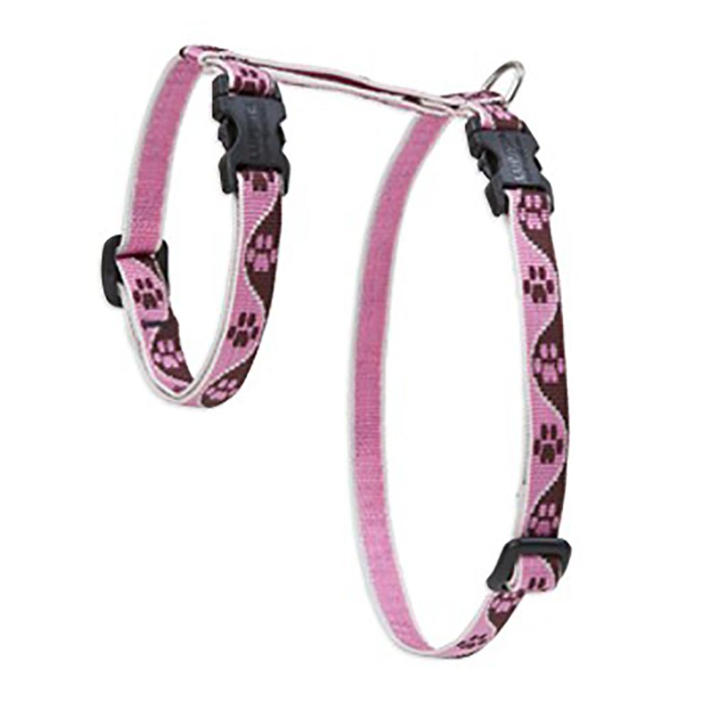 Nylon Dog Harness Tickled Pink 9-14 inch H-Style