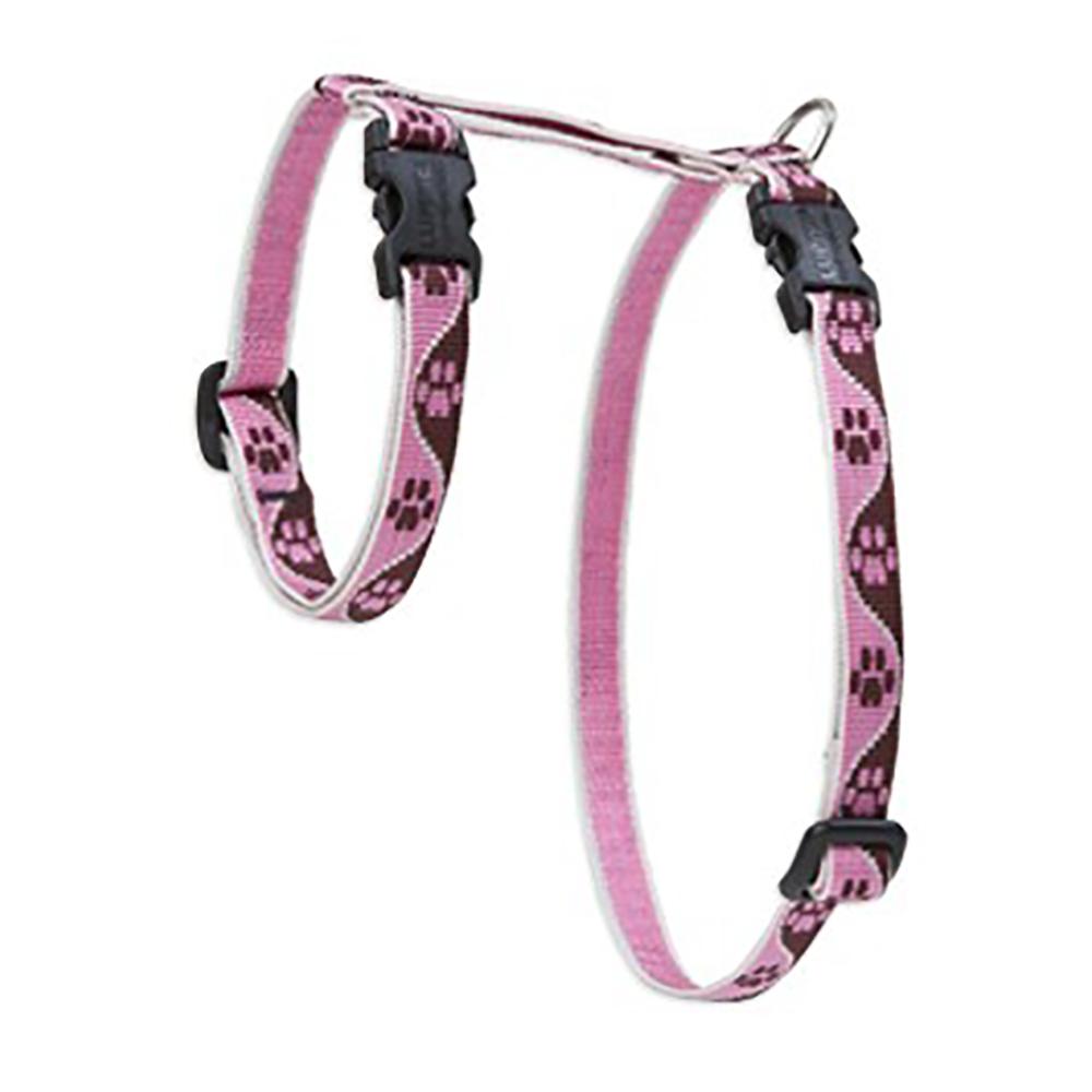 Nylon Dog Harness Tickled Pink 12-20 inch H-Style