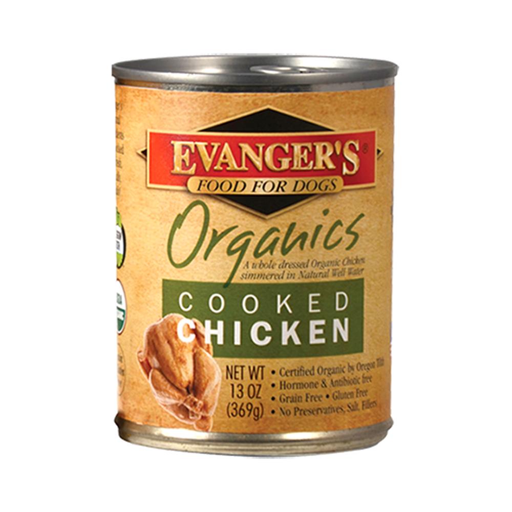 Evanger's 100% Organic Chicken Canned Dog Food 13
