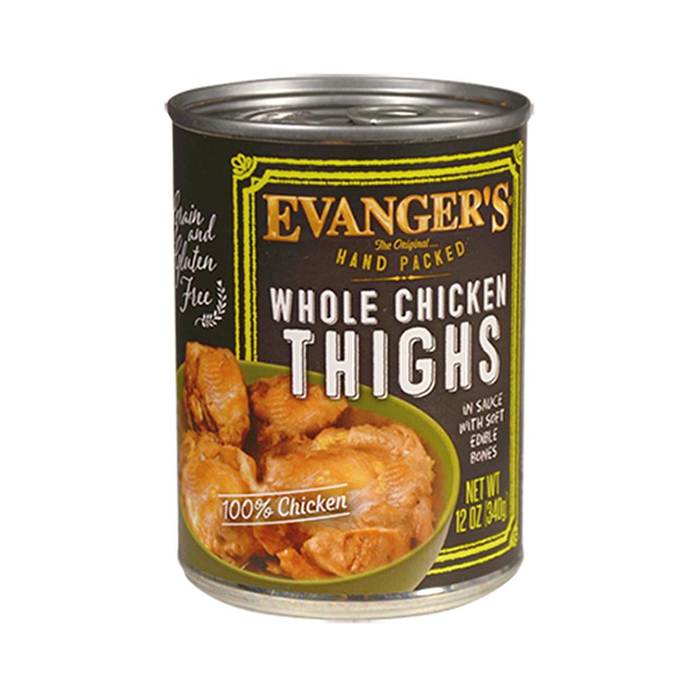 Evanger's Chicken Thighs Canned Dog Food 13 oz