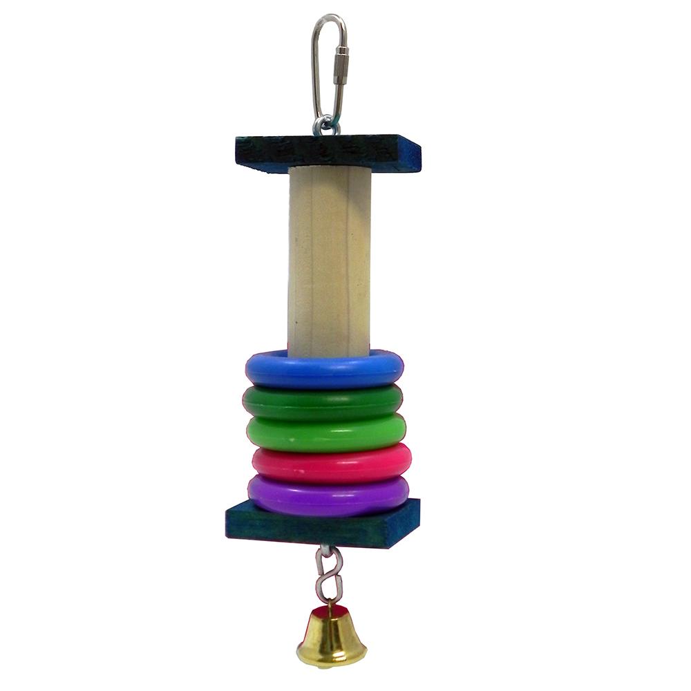 Bird Brainers Parrot Rings Small Bird Toy