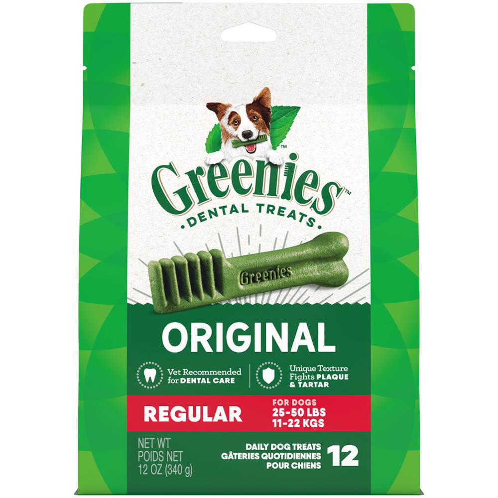 Greenies Regular Size Dog Dental Treat 12 Pack