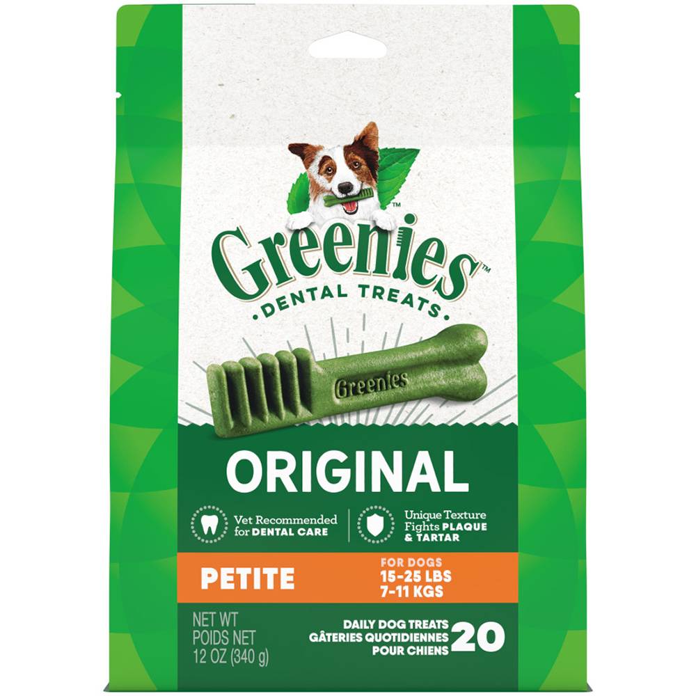 Greenies Petite Size Dog Dental Treat 20 Pack