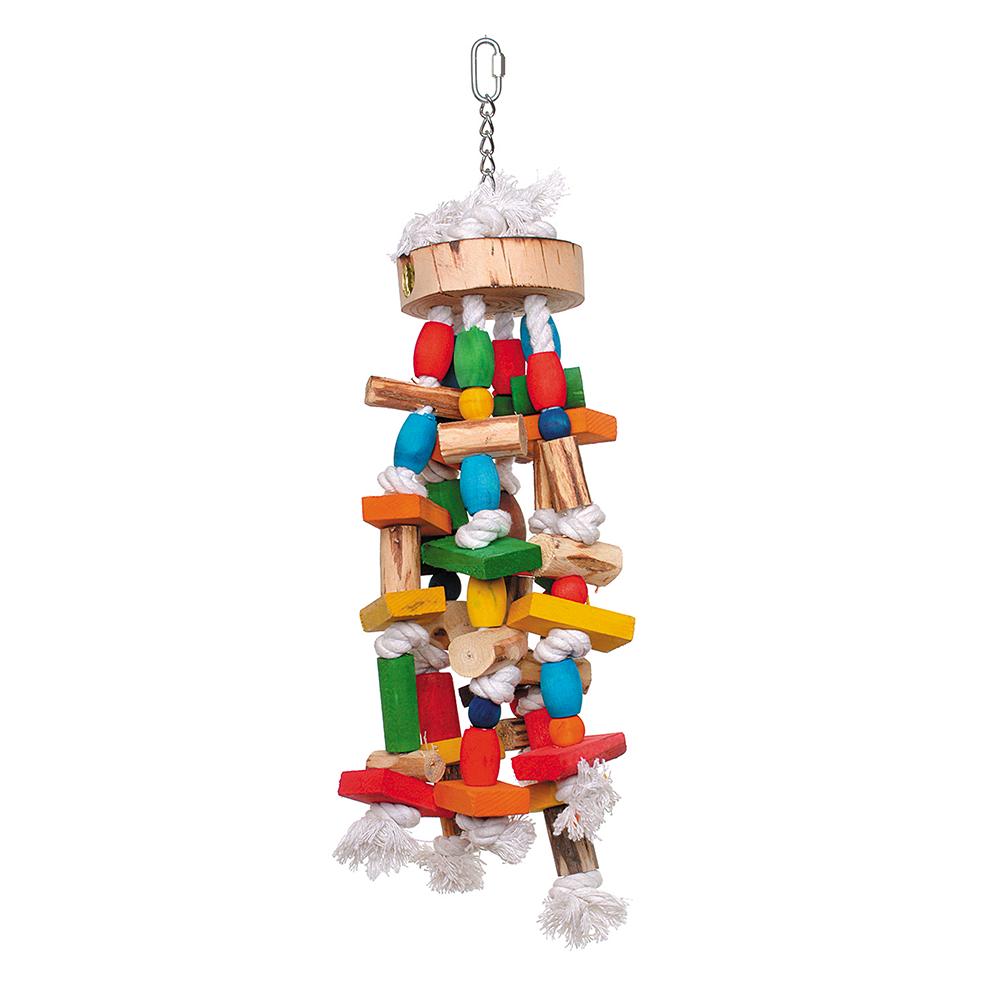 ParroTopia Block Party Bird Toy
