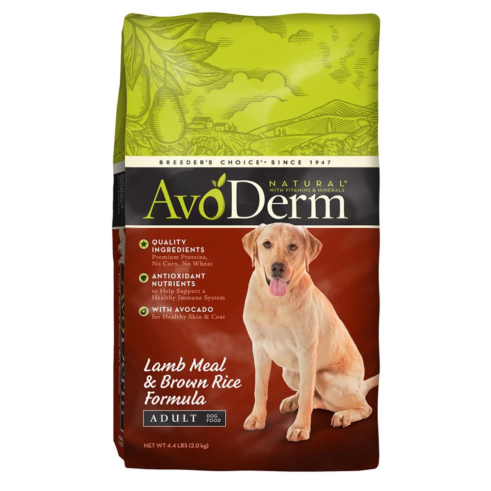 AvoDerm Natural Lamb & Rice Dog Food 4.4 lb