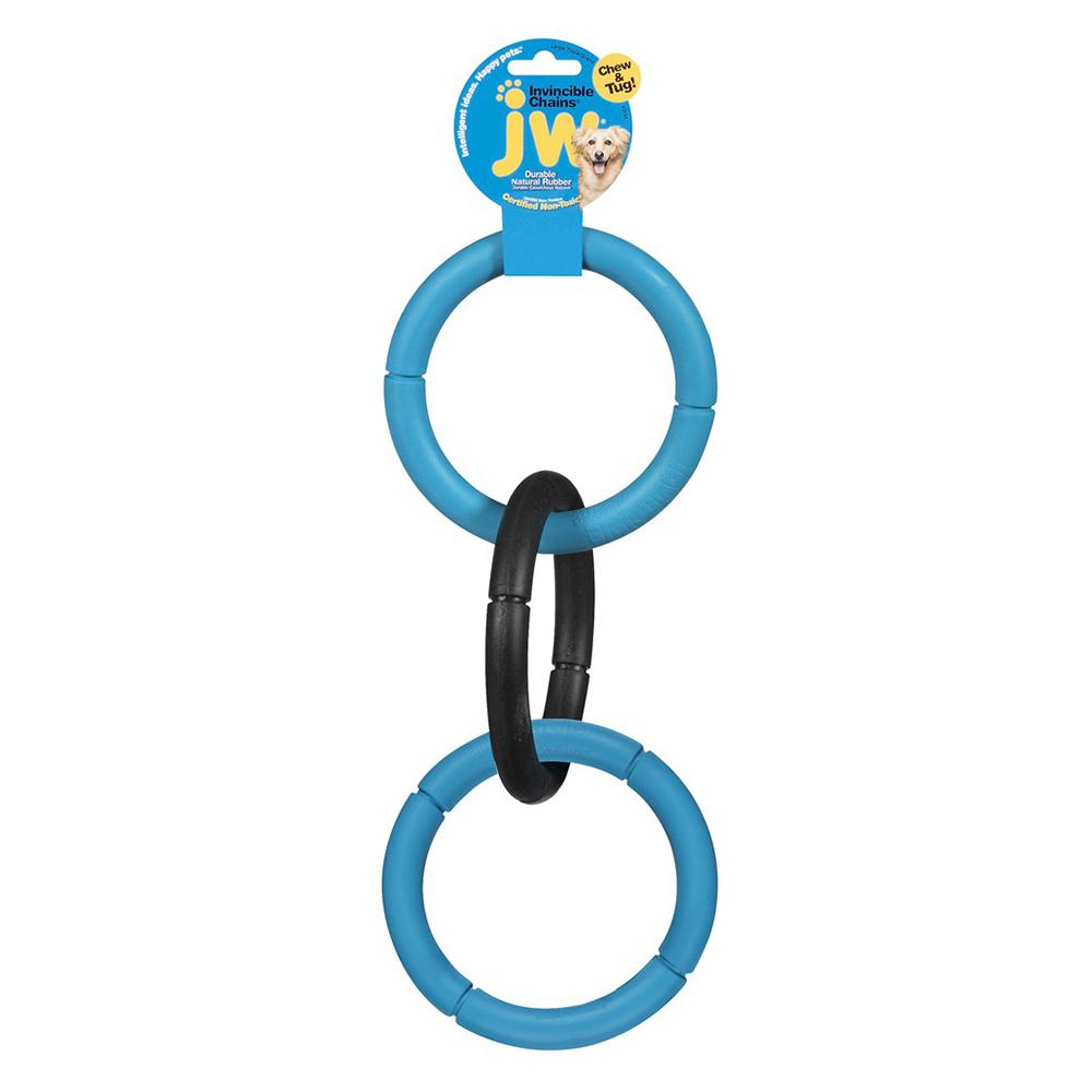 Invincible Chains Rubber Dog Toy Large