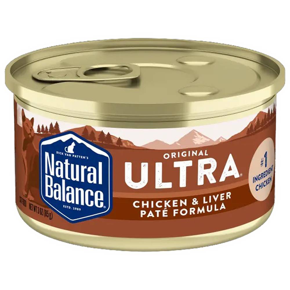 Natural Balance Chicken & Liver Pate Can Cat Food Single