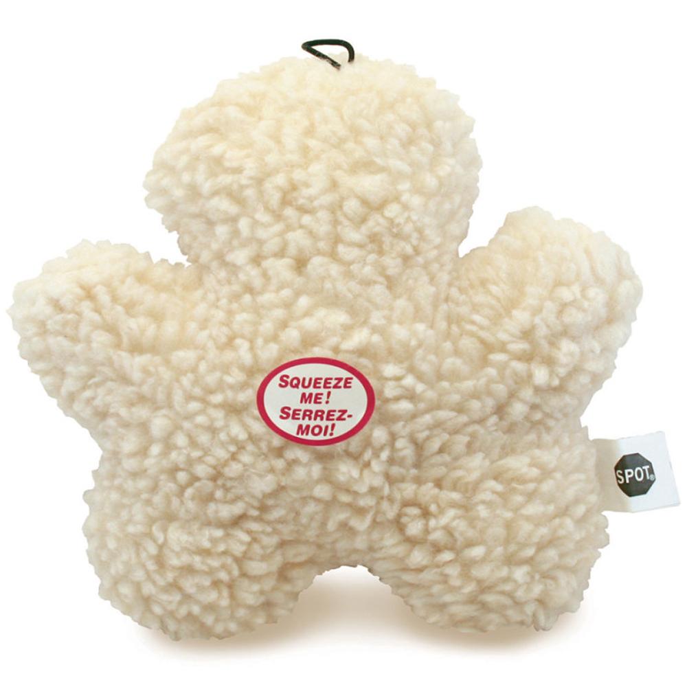 Fleece Man  8 inch Dog Toy with Squeaker