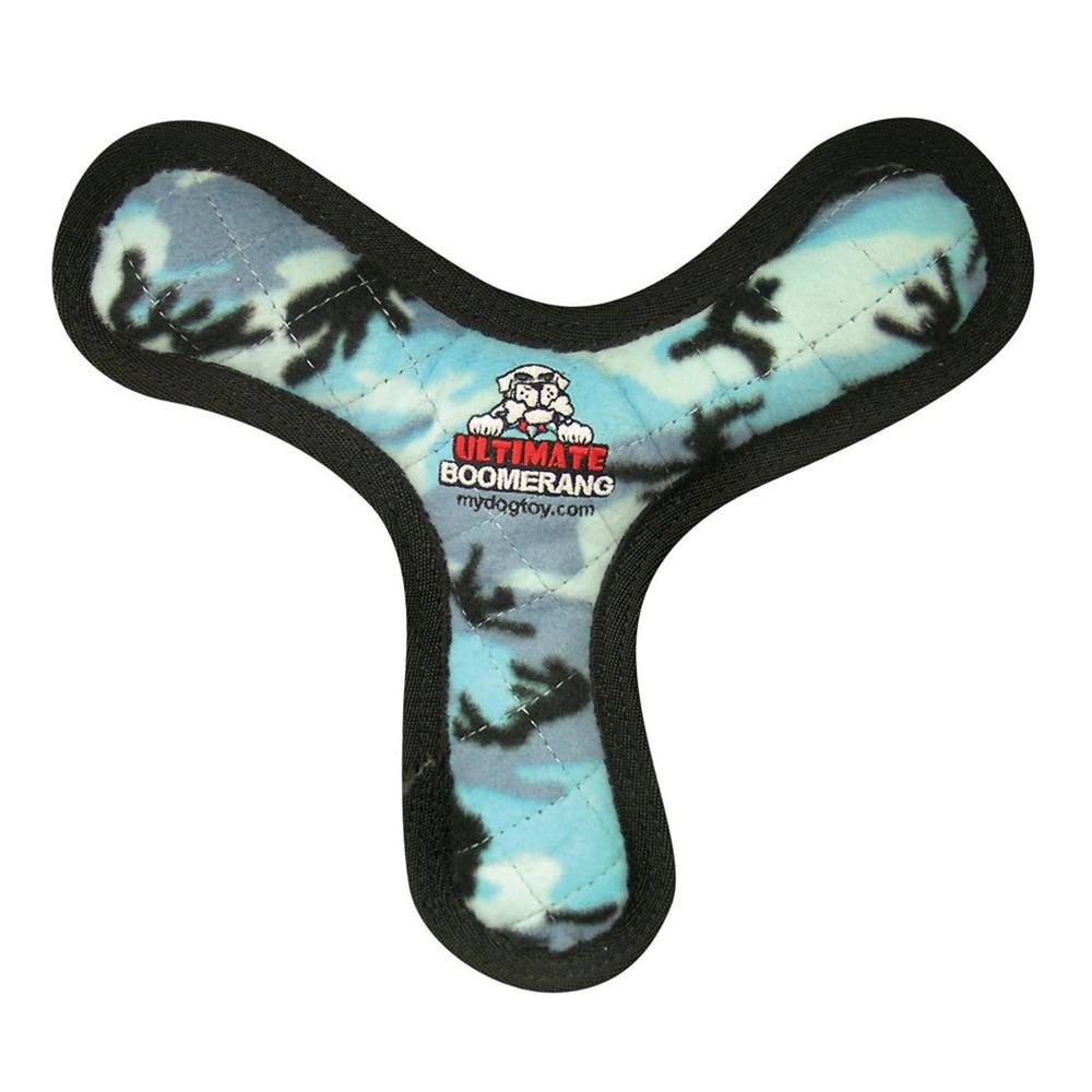 Tuffy's Sport Bowmerang Blue Camo Dog Toy