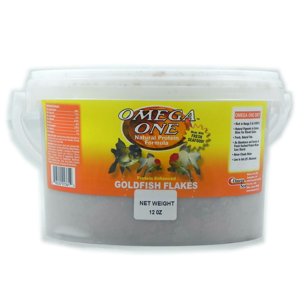 Omega One Goldfish Flakes Fish Food 12 oz