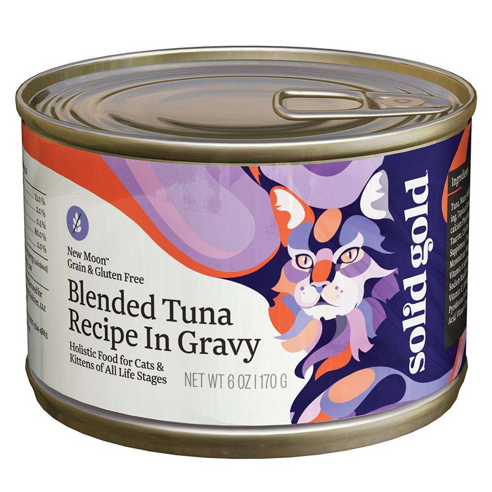 Solid Gold Blended Tuna Canned Cat Food Case 6oz