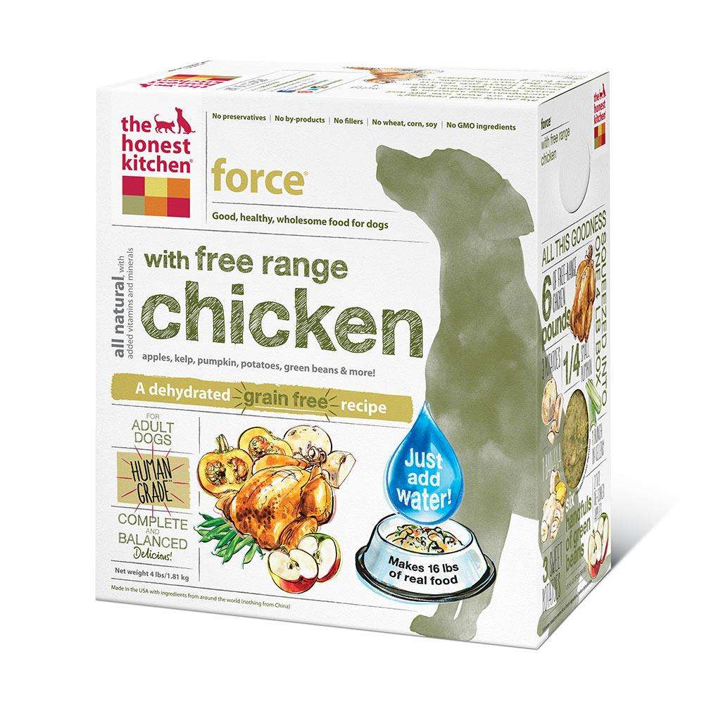 Honest Kitchen Force Dehydrated RAW Dog Food 4 lb 