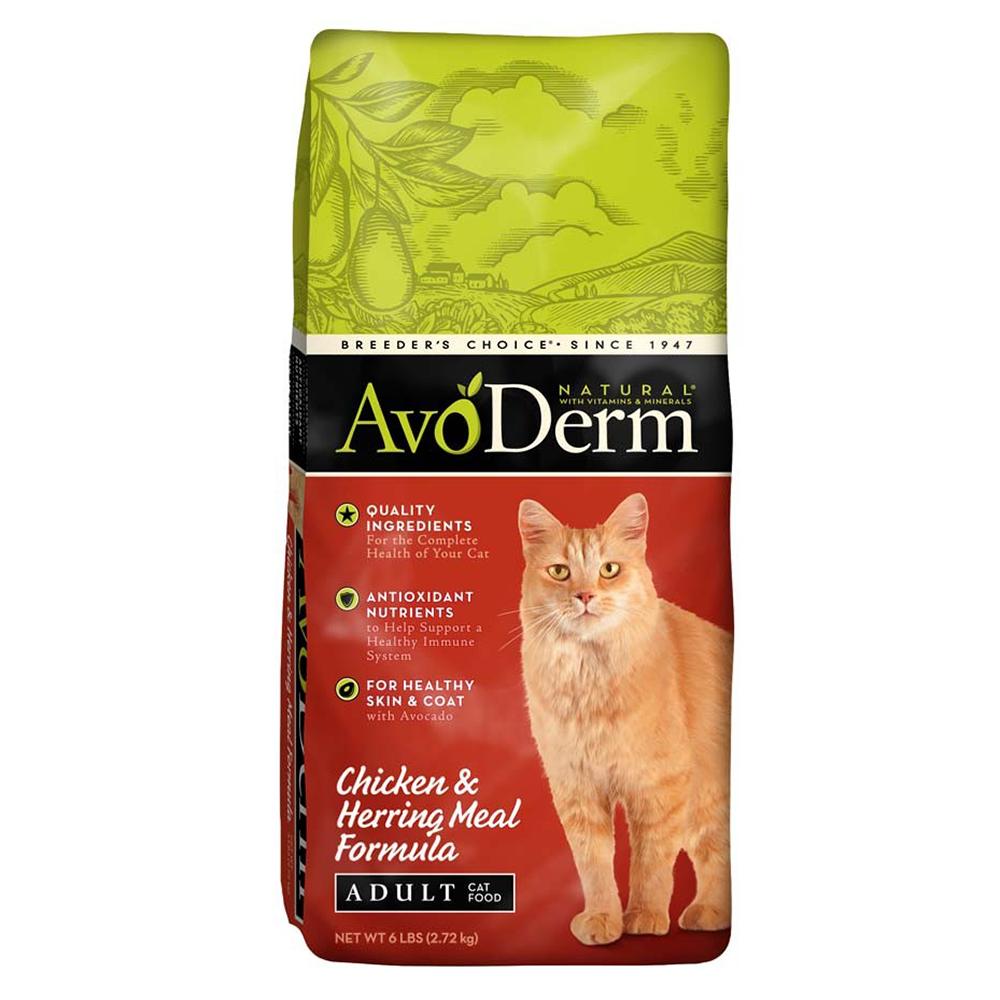 AvoDerm Natural Chicken & Herring Cat Food 6 lb
