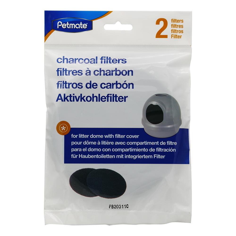 BOODA Dome Cat Litter Box Charcoal Air Filters 2 pack
