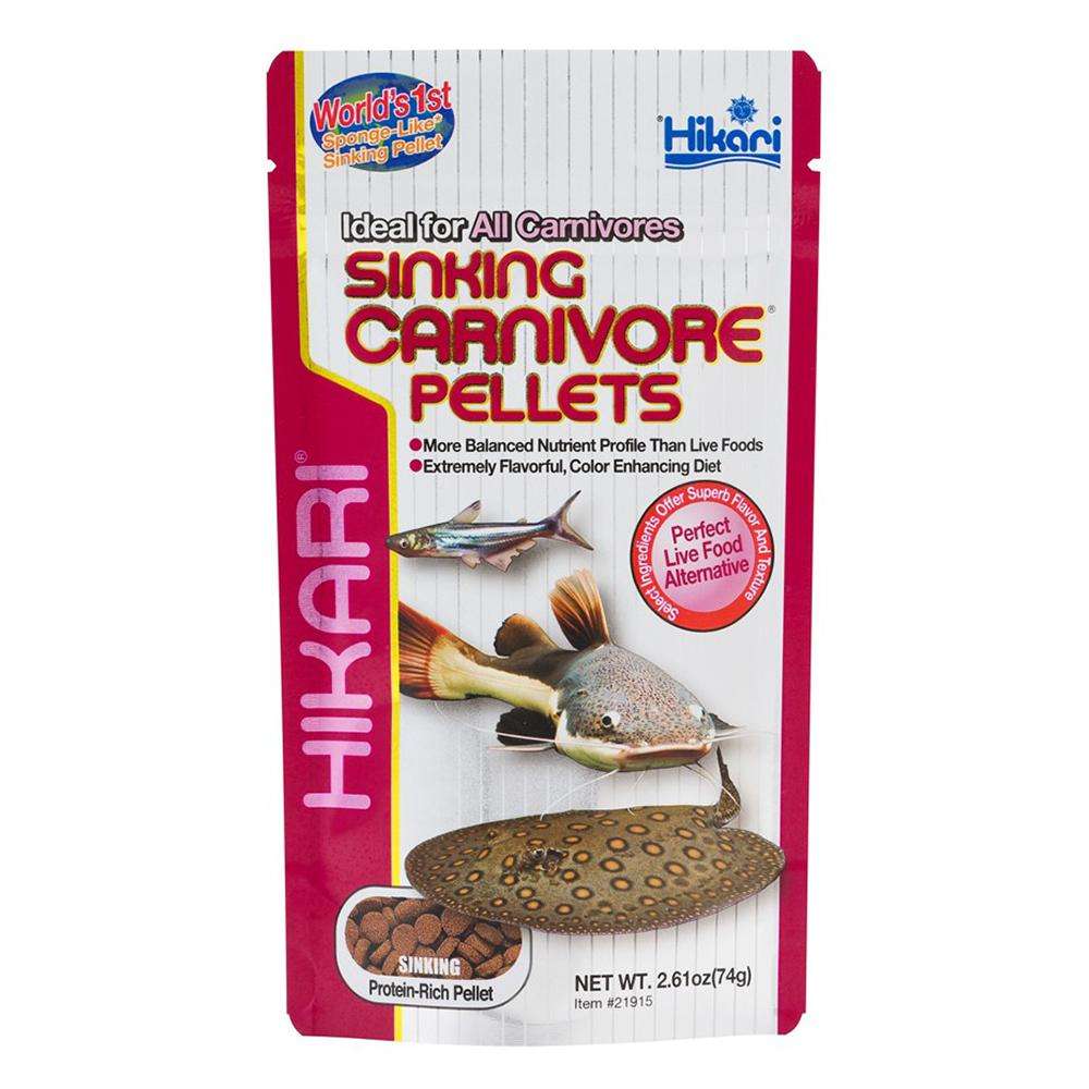 Hikari Sinking Carnivore Pellets Fish Food 2.6oz