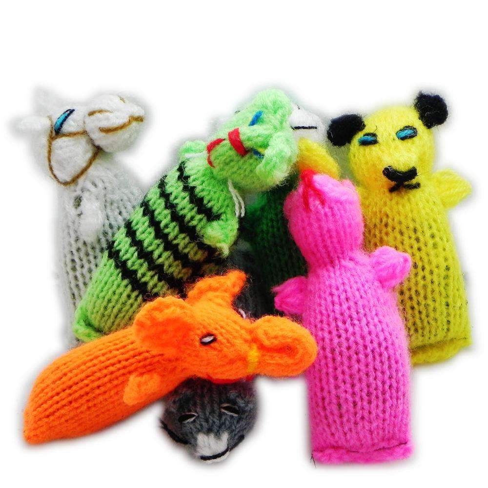Barn Yarn Hand Knit Wool Cat Toy with Catnip