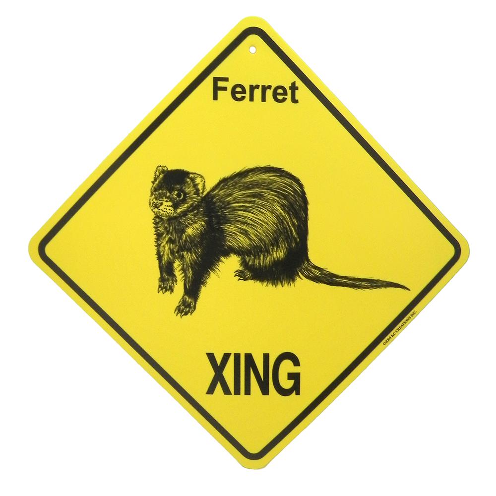 Crossing Sign Ferret Xing