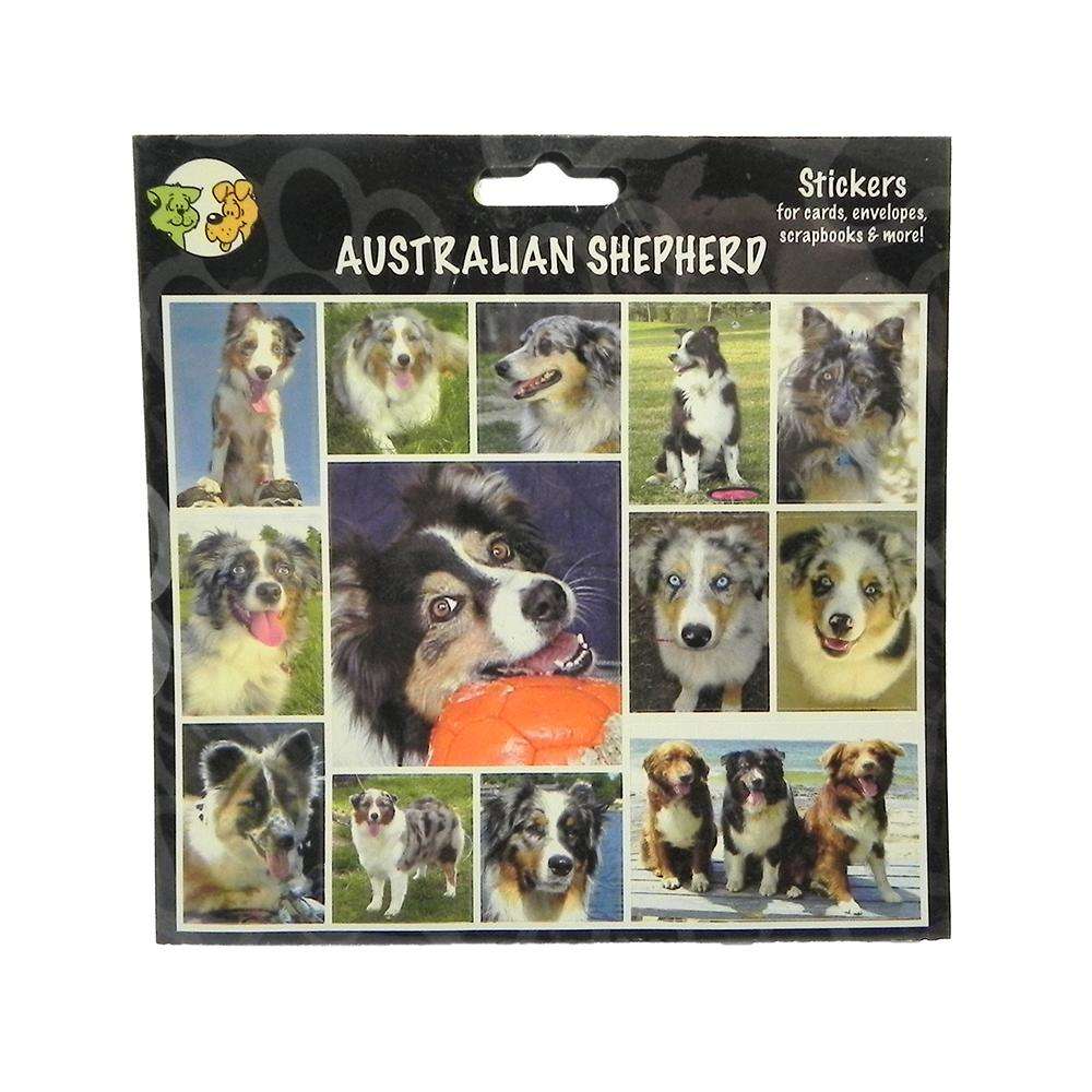 Arf Art Dog Sticker Pack Australian Shepherd