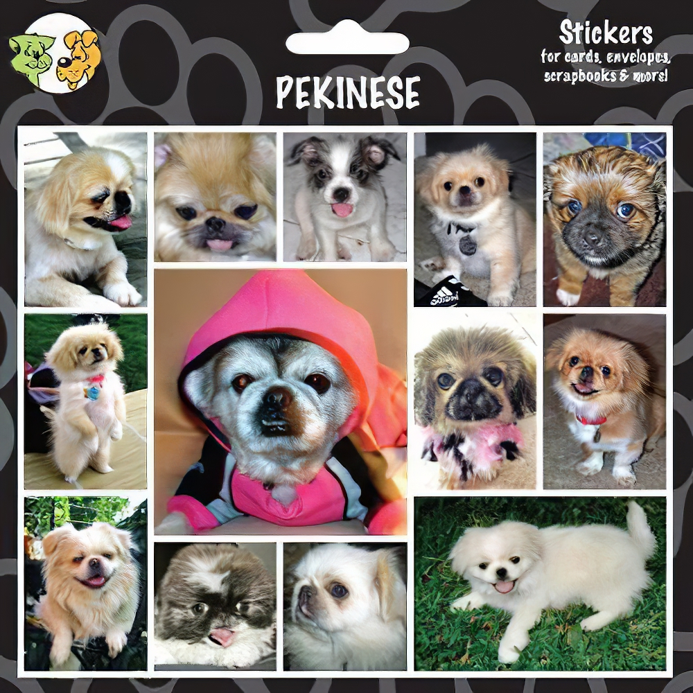 Arf Art Dog Sticker Pack Pekingese