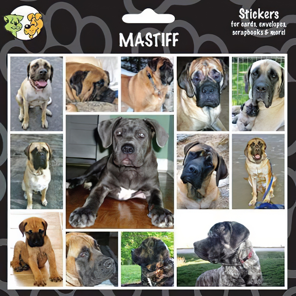 Arf Art Dog Sticker Pack Mastiff