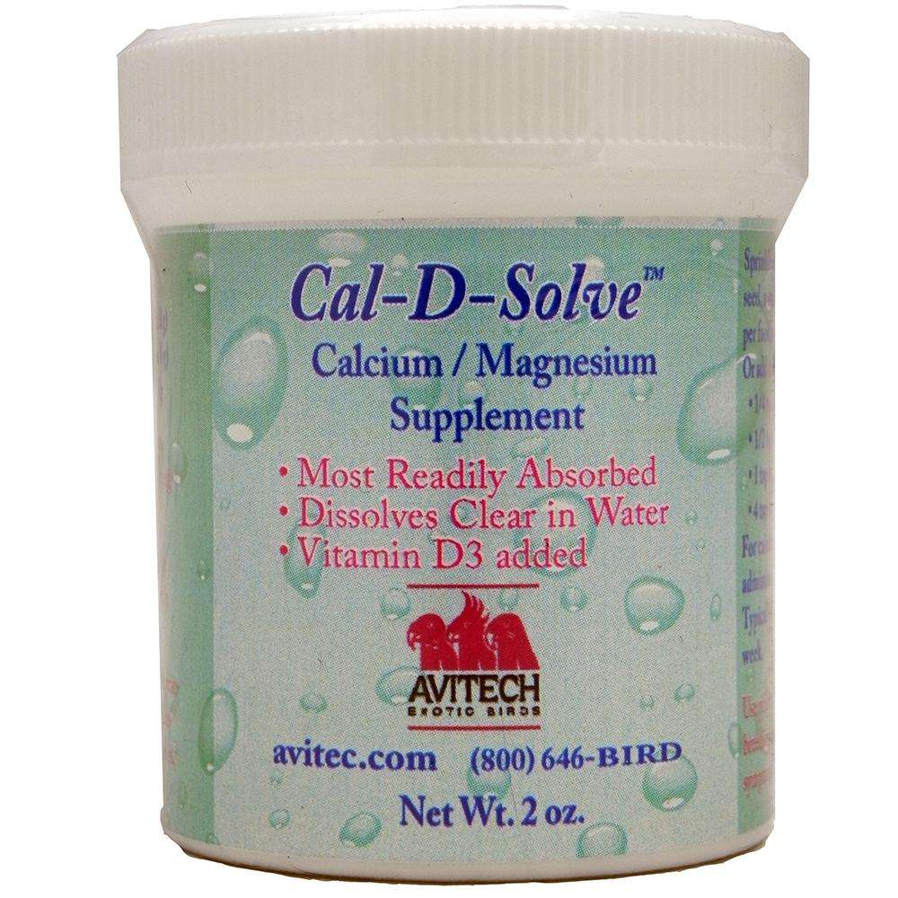 Avitech Cal-D-Solve Bird Calcium/Magnesium Supplement 2 oz