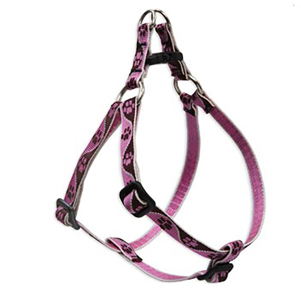 Nylon Dog Harness Step In Tickled Pink 10-13 inches